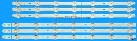 Hisense LED Backlight Array Hisense R50A7200GTUK 50AE7000FTUK 50A7100FTUK 50A7300FTUK HD500X1U91-L3 HD500X1U92-T0L4 HD500X1U92-T0L3-202032601 LB5009N V0 3/6pcs