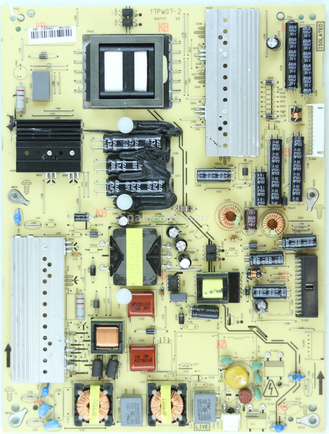 Finlux 42S7010 - PSU - 20557095 - 17PW07-2 - 041111 V2