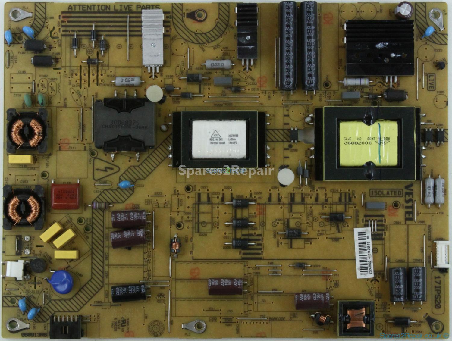 Finlux 48FLHK249BCD - Power Supply - 23241500 - 17IPS20 - 060913R3