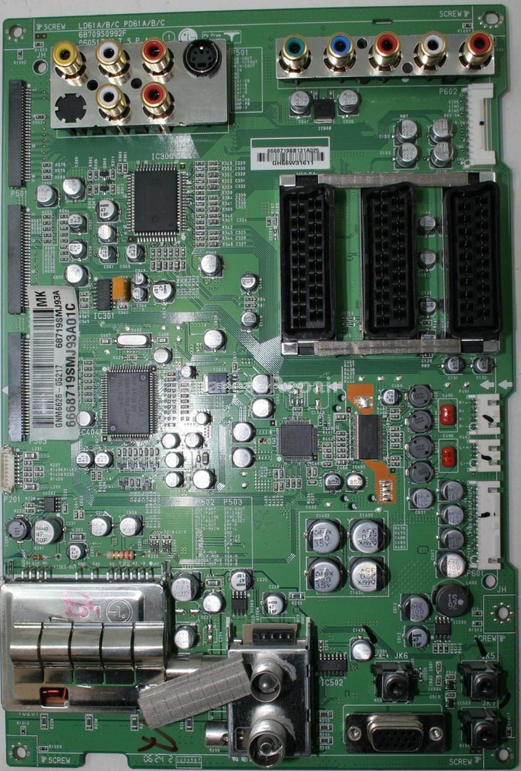 LG 42PC1D - Main AV - 68719SMJ93A - 68709S0992F - 060517