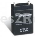 6,0v Lead Batteries - 6v-2800mah Lead Acid Battery Ups Multipower