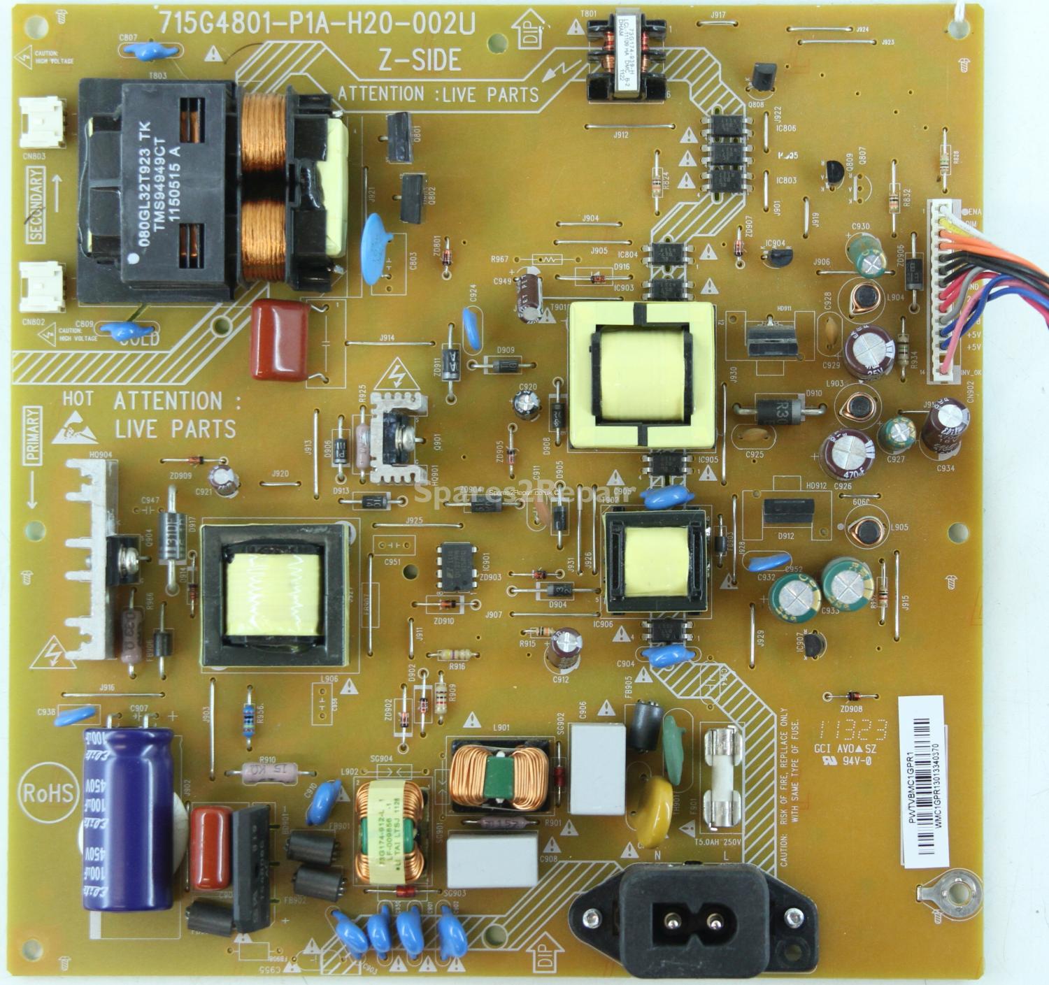Philips 32PFL3606H/12 - PSU - 715G4801-P1A-H20-002U