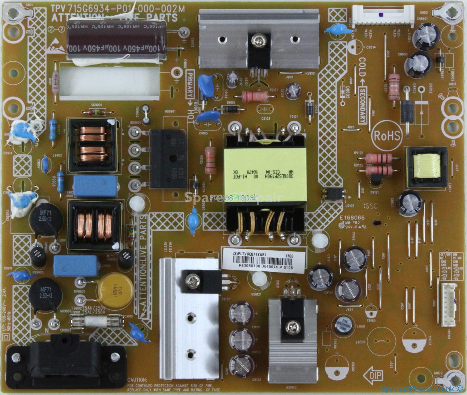 Philips 43PFT4131/05 - PSU - 715G6934-P01-000-002M - PLTVGQ371XAB1