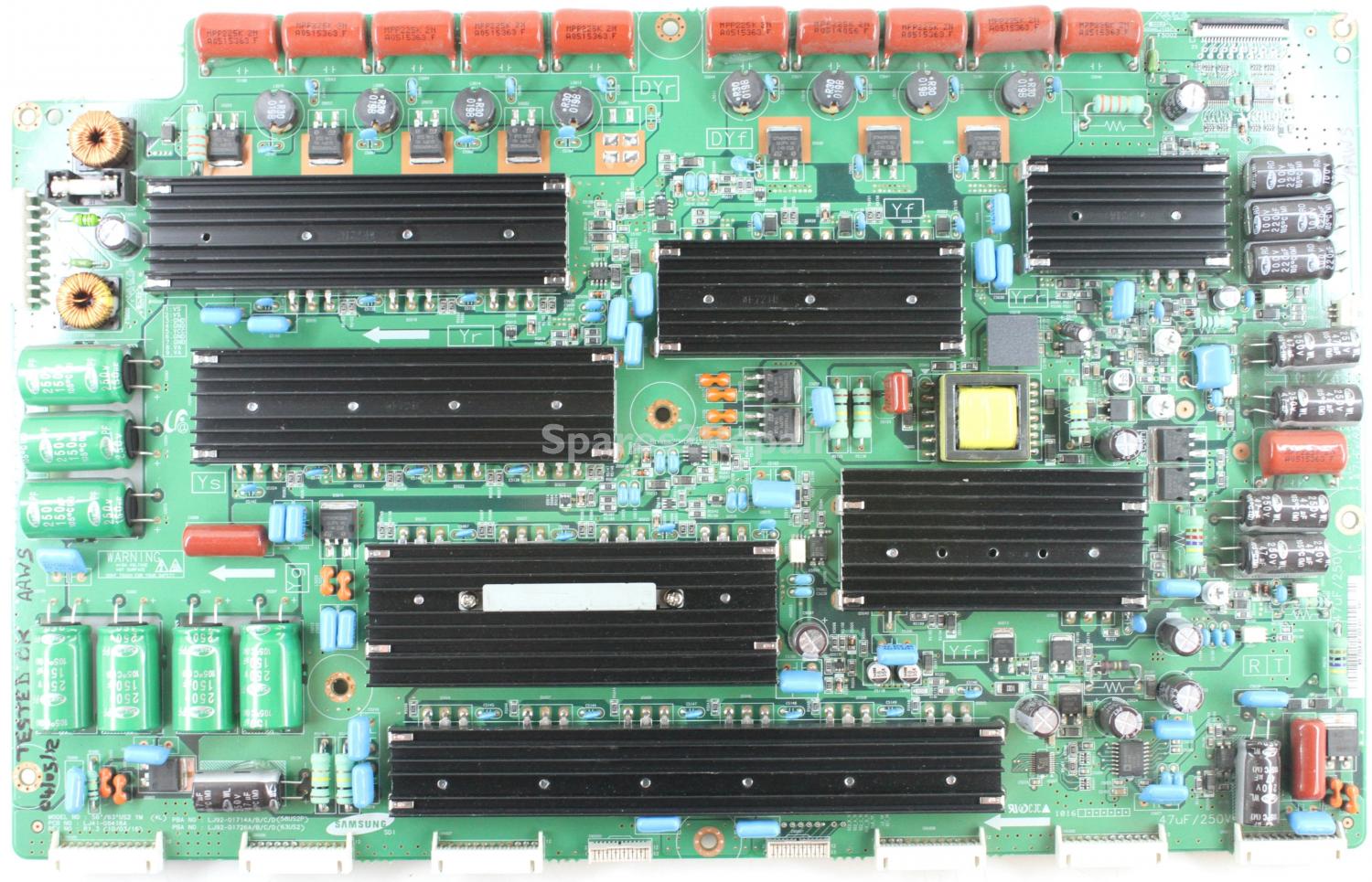 Samsung PS63C7000YK - YSUS - LJ92-01726A A1 - LJ41-08416A - R1.3 - 58/63 US2 YM (4L)