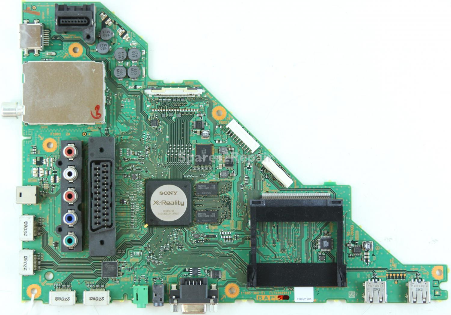Sony KDL-46HX853 - Main AV - 1-885-388-51 (173308951) - Y200A190A - 1P-011BJ00-4M10