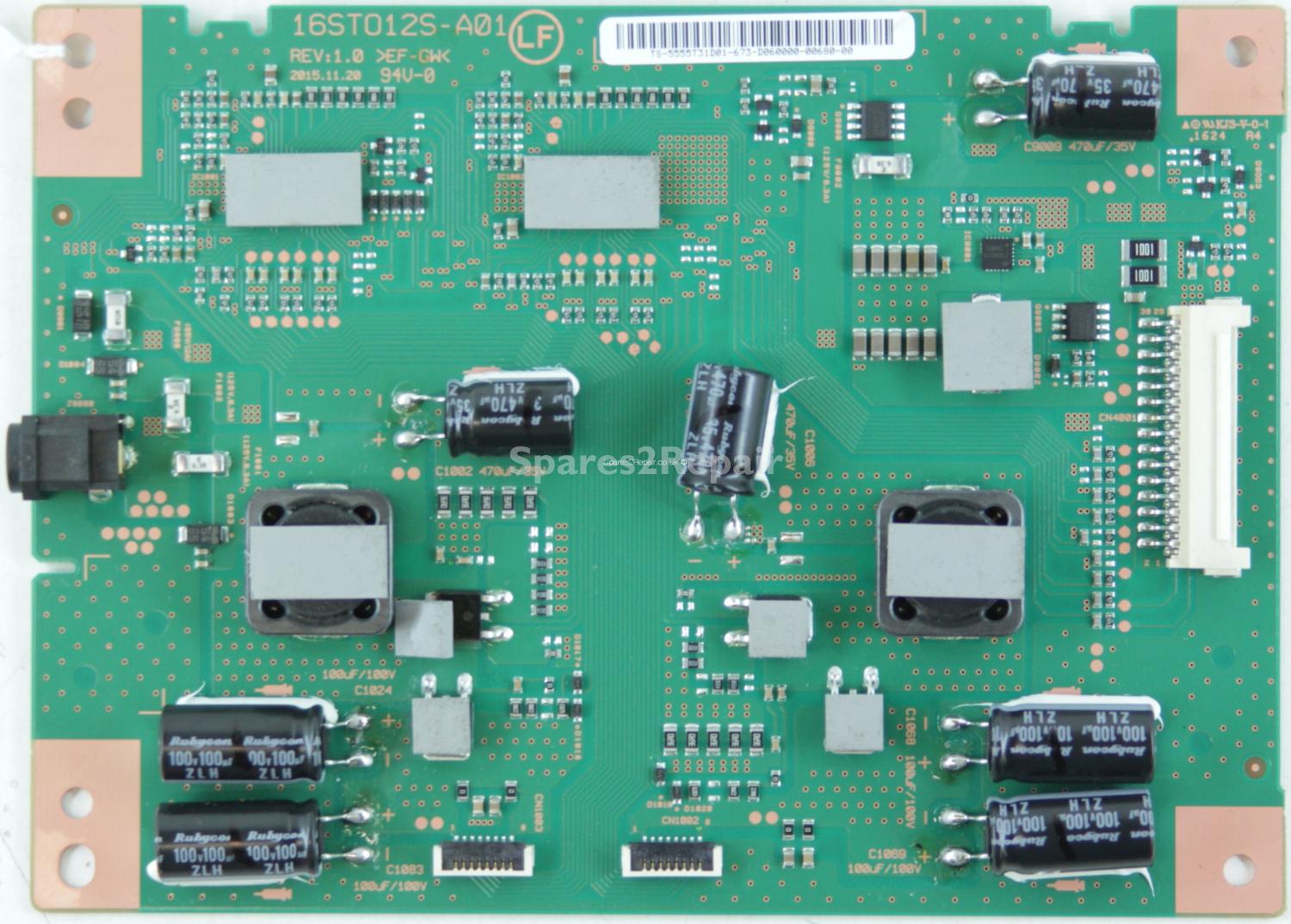Sony KD-55SD8505 - LED Driver Board - 55.55T31.D01 - 16STO12S-A01 - REV:1.0