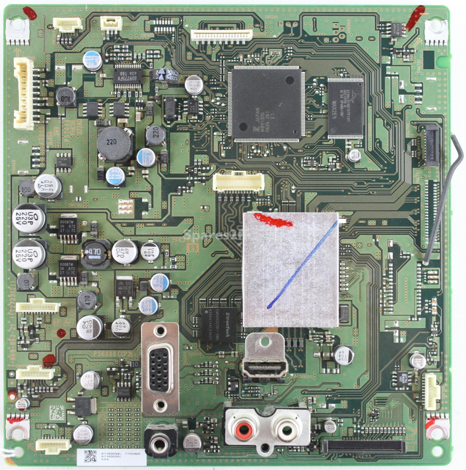 Sony KDL-32V2000 - HDMI - 1-869-852-21 - 172723121 - A1169594L - A1169593L