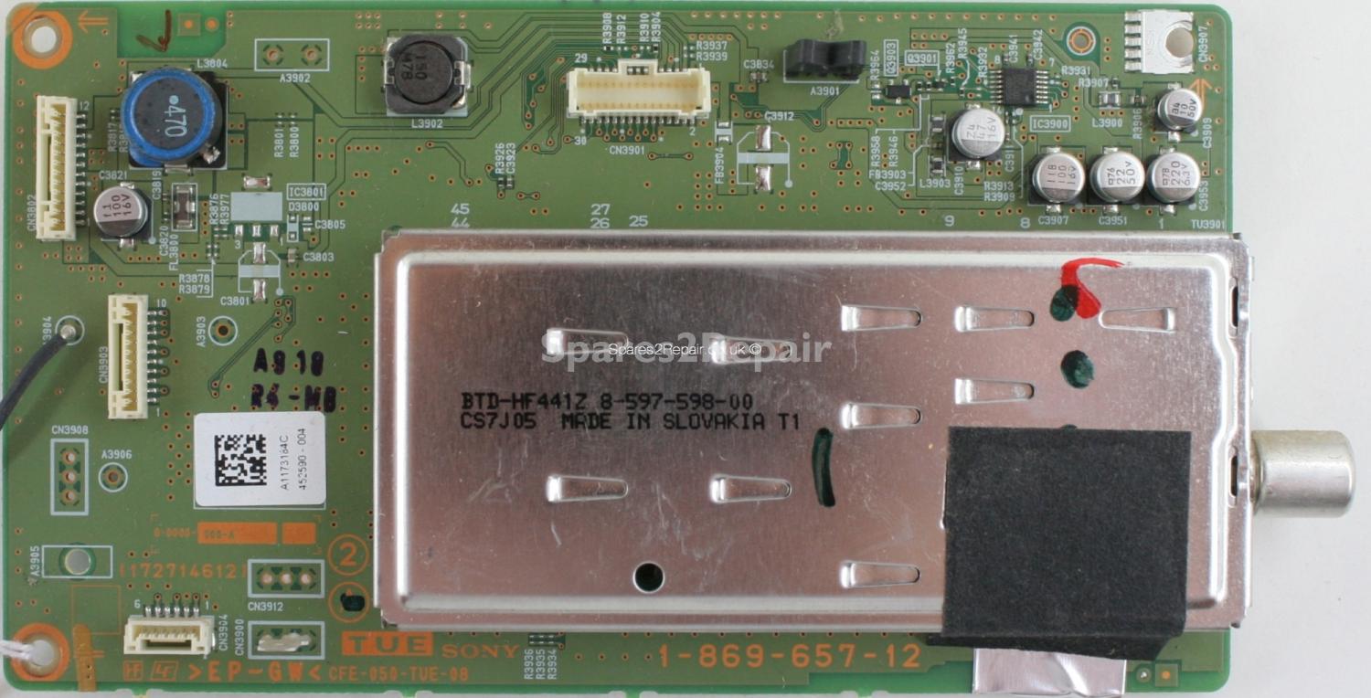 Sony KDL-40S2000 - Tuner - 1-869-657-12 - 172714612 - CFE-050-TUE-08