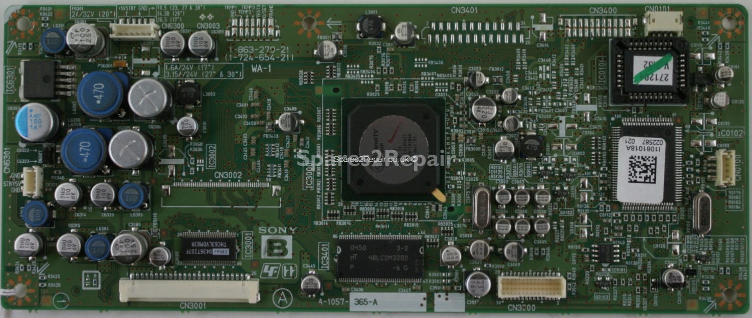 Sony KLV-27HR3 - B Board - 1-863-279-21 - 1-724-654-21 - A-1057-365-A
