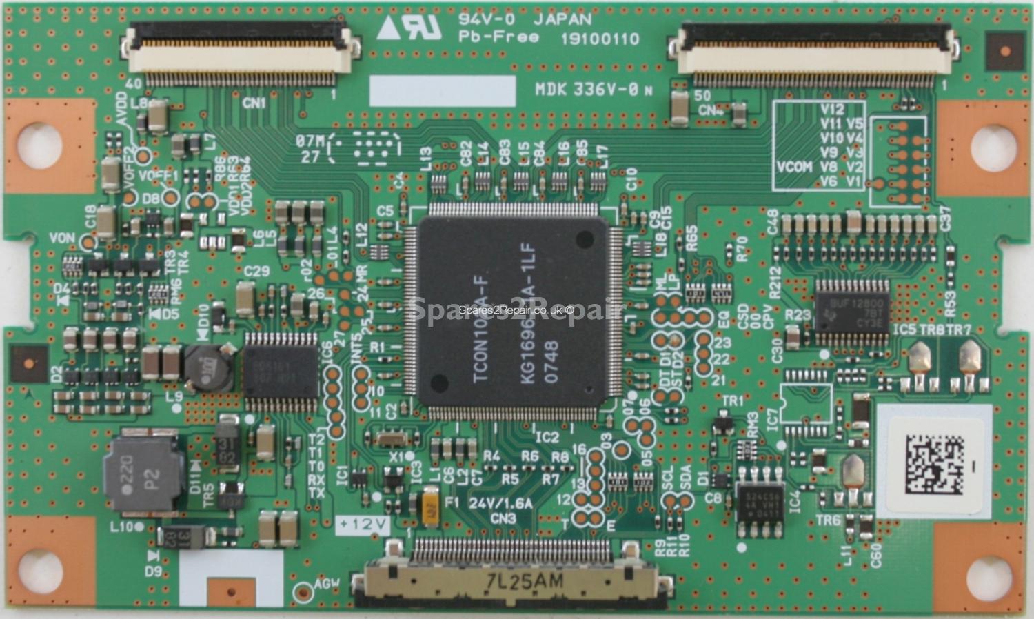 Toshiba 32AV504D - LVDS - 19100110 - TCON102A-F
