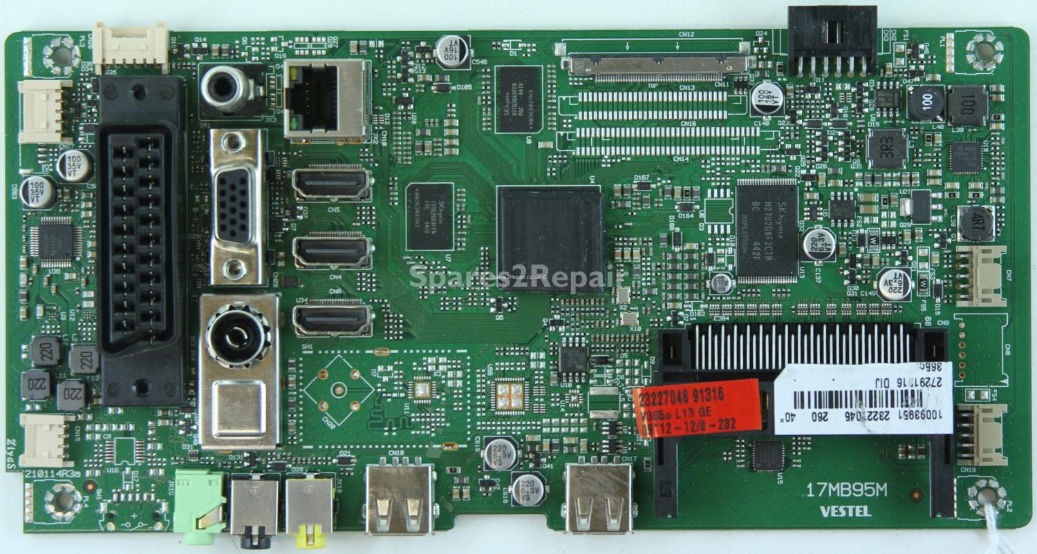 Toshiba 40D3553DB - Main AV 23227045 - 17MB95M - 20114R3a