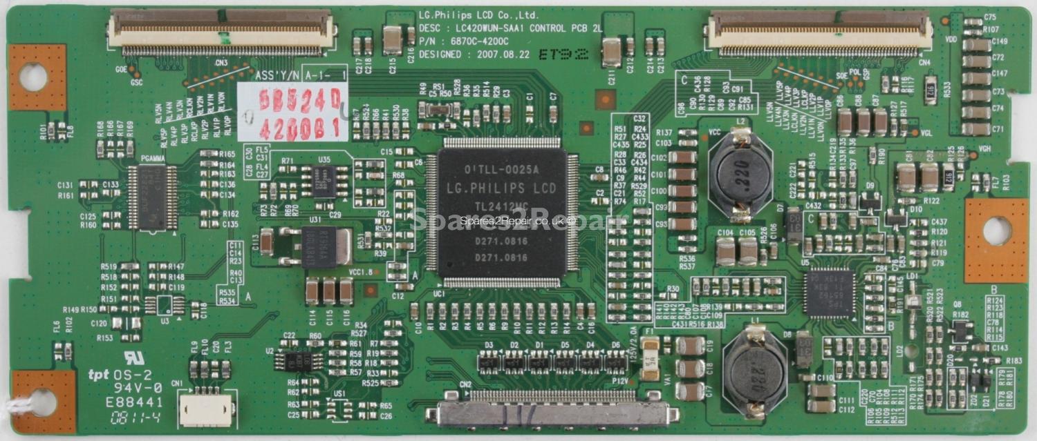 Toshiba 42RV530U - T-CON - 6870C-4200C - 6871L-4200B - LC420WUN-SAA1
